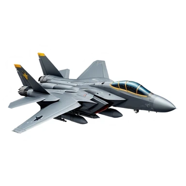 F-14 Tomcat - Grumman (Model Year: 2020) (stealth grey) sticker