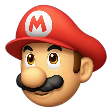 Mario lançant son chapeau sticker