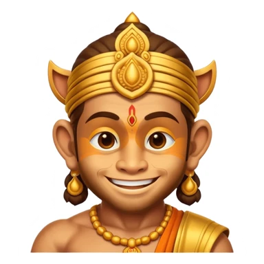 Hanuman ji god giving blessings  sticker