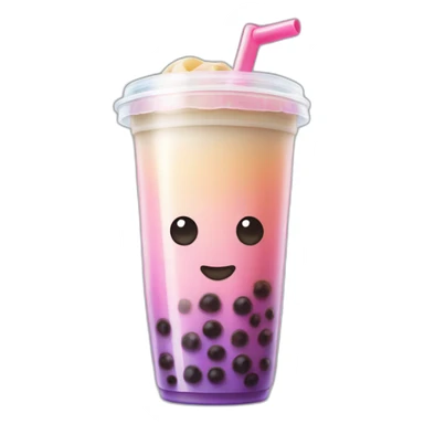 bubble tea drink sticker