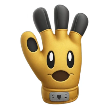 mickey mouse thumbs up glove sticker