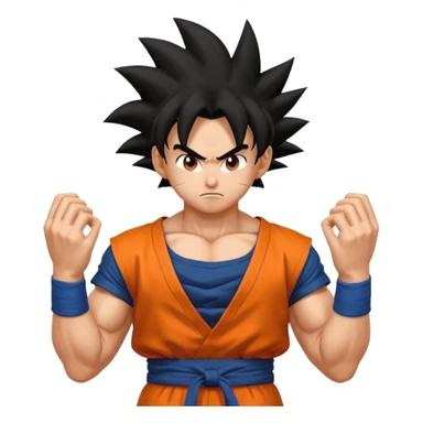 Goku character anime sticker