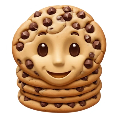 Chocolate Chip Cookie Man sticker