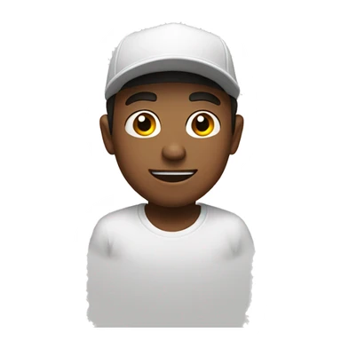 Man with brown eyes, wearing a backwards hat, sitting on the toilet  sticker