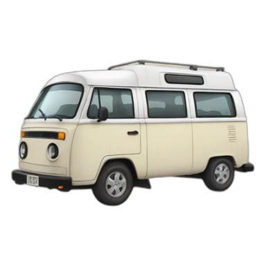 Westy boca abierta sticker