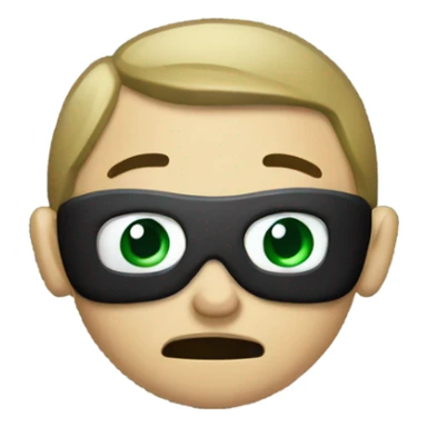 Robber in a bank sticker