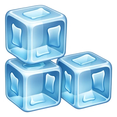 ice cubes sticker