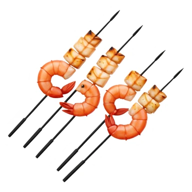 Shrimp skewers sticker