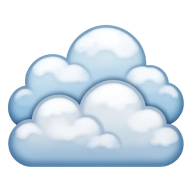 snowing clouds sticker