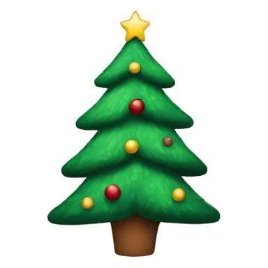 Christmas tree sticker