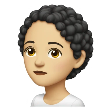 Natalia Lafourcade thinking sticker
