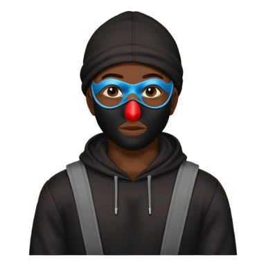 Make a black guy robbing store sticker