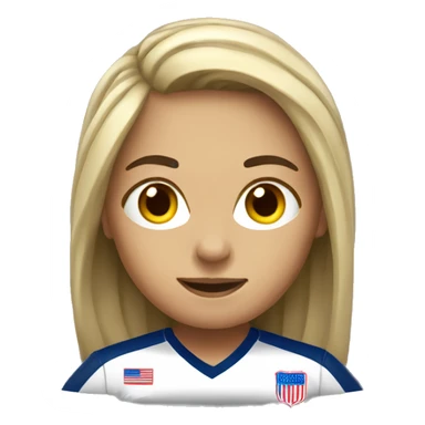 USA woman soccer sticker