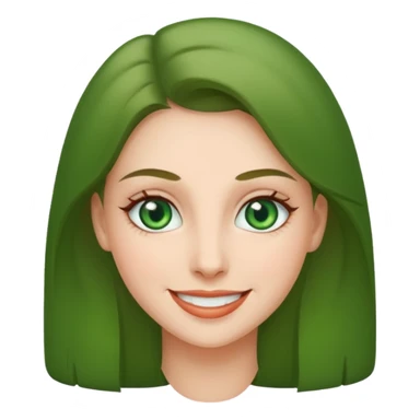 👩🏻‍🦰👁️🟢 lovely sticker