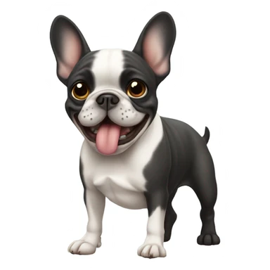 French bulldog farting sticker