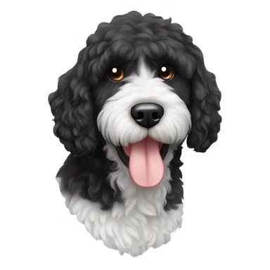 Portuguese water dog  sticker