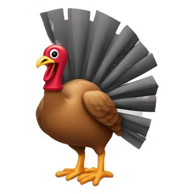 Turkey with power tool sticker