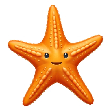 starfish with no eyes or mouth sticker