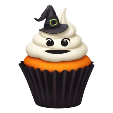Happy Halloween cupcake sticker