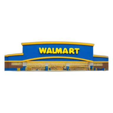 Walmart logo from 1981 sticker