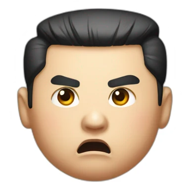 Angry Kim jong un sticker