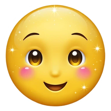 winking face with sparkles sticker