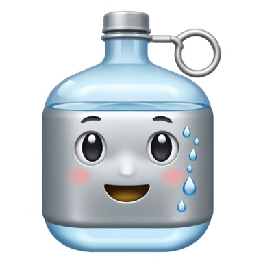 Camp Essentials, canteen,negative:character. sticker