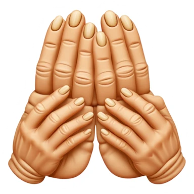 Closing fingers sticker