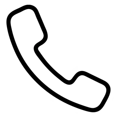 telephone, modern icon style, simple and clear lines sticker