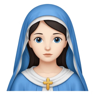 Emoji de la virgen del Carmen  sticker