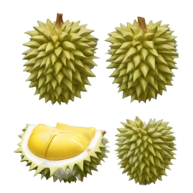 crying durian sticker
