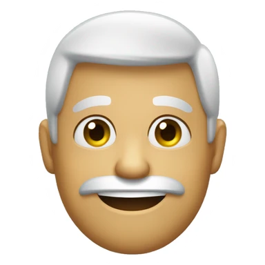 rosto metade feliz e metade triste sticker