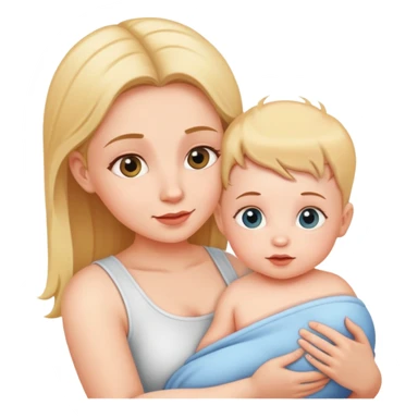Baby and momy sticker