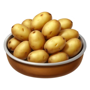 Cooked potatoes  sticker