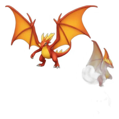 Dracofeu pokémon sticker