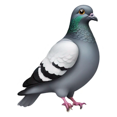 Pigeon holding a strike sign  sticker