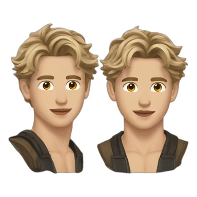 Austin Butler handsome actor dune sticker