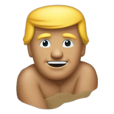 trump at the beach sticker