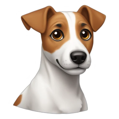 dog jack russell terrier sticker
