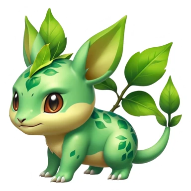 Shiny Exotic Bulbasaur-Leafeon-Bayleaf-Hybrid-Creature sticker