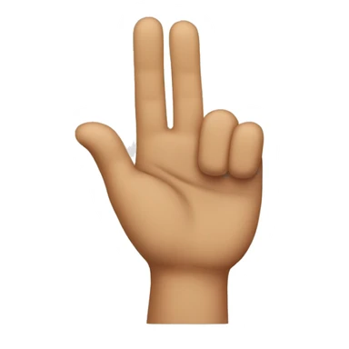 Fingers crossed sticker