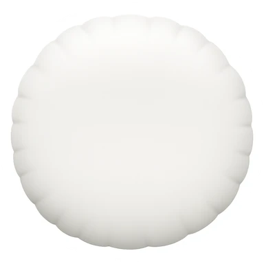 Remove all facial features (eyes, nose, mouth) from the cushion emoji, keep it simple and cute, in emoji style, no background. sticker