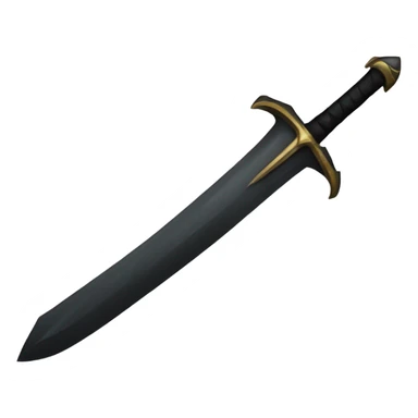 black sword sticker