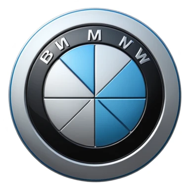 Bmw symbol real without double layer  sticker