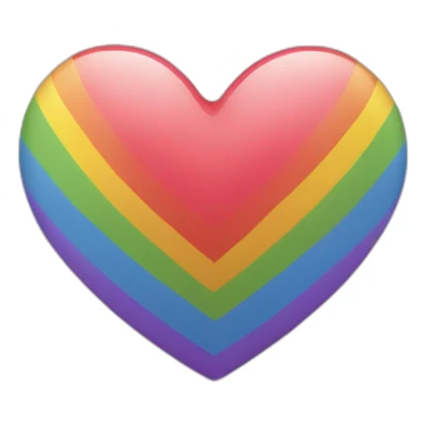Heart lgbt sticker