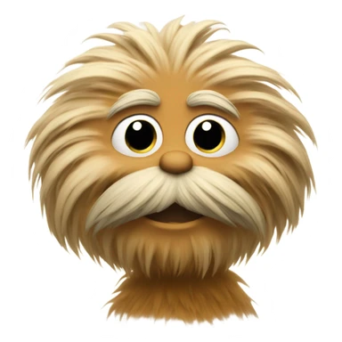 Beige Lorax  sticker