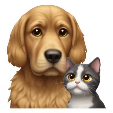 This dog want that cat sticker