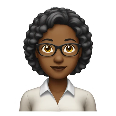 black woman teacher sticker