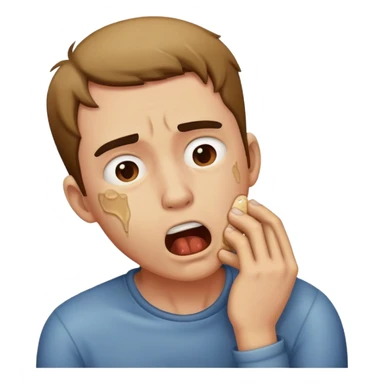 Guy choking himself  sticker