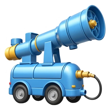 The water cannon machine sticker